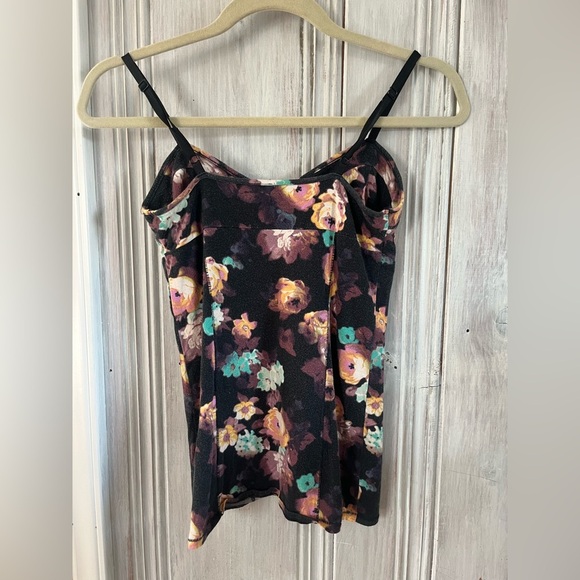 VINTAGE Y2K womens M moody floral babydoll tank camisole whimsigoth fairy grunge - Picture 4 of 8